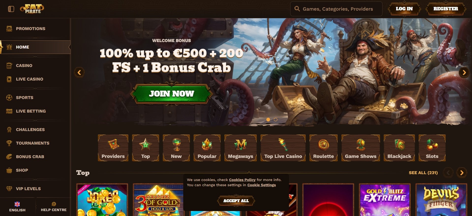FatPirate casino